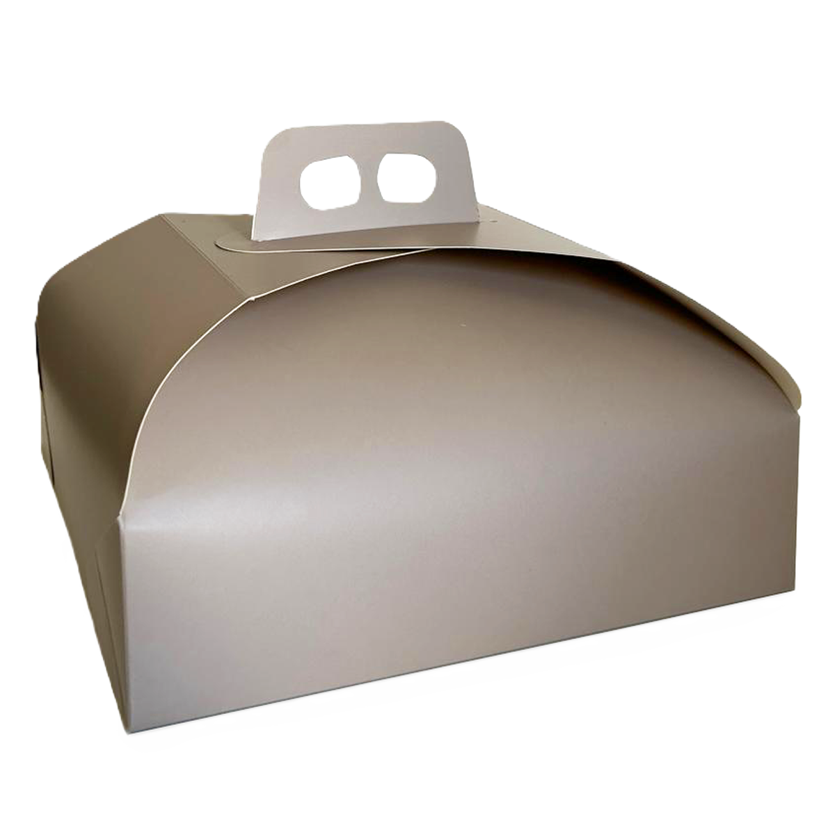 Taupe cake box