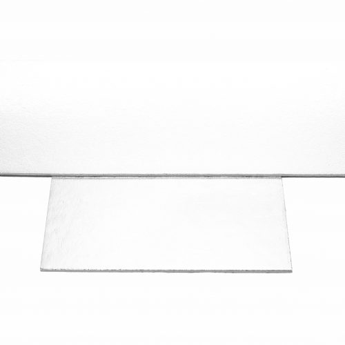 Cake boards one coated side white